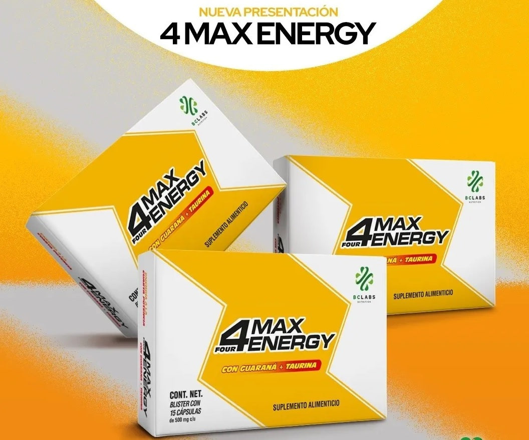 4 Max Energy (Pack de 3 cajas)